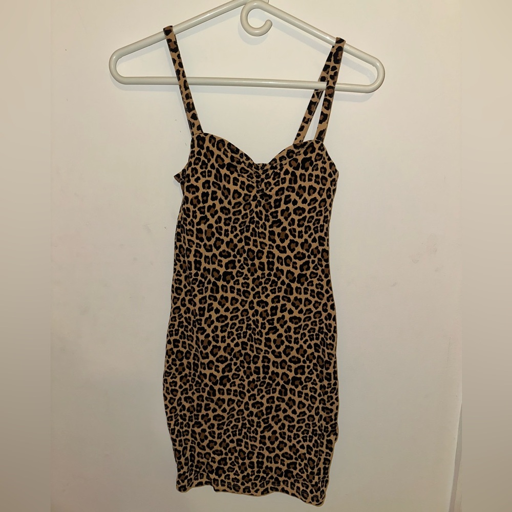 H&M Cheetah Print Dress Bodycon